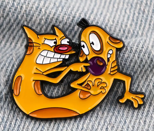 CatDog Nickelodeon Enamel Pin Cartoon - Picture 4 of 4