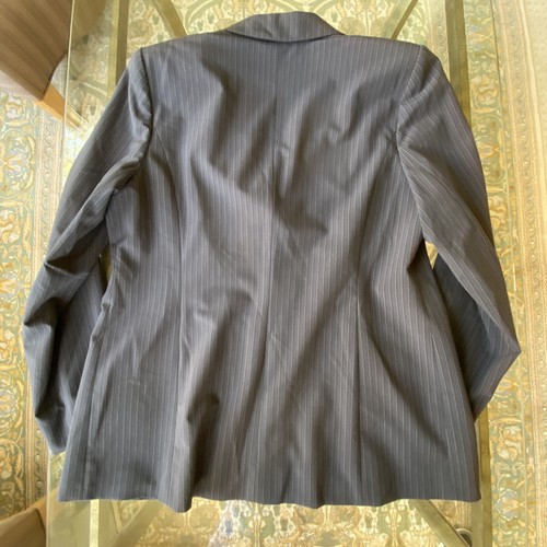 Marina Rinaldi Max Mara Blazer Pinstripe Size 21 12-14W Quiet Luxury Old Money - Picture 9 of 12