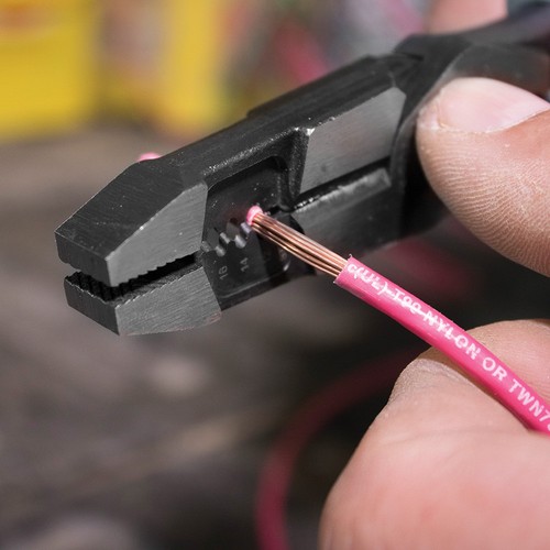 Klein Tools J215-8CR Hybridzange mit Crimpzange und Drahtabisolierer - Bild 9 von 9