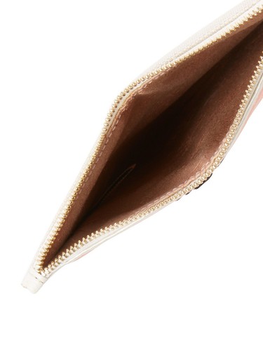 CHARLOTTE OLYMPIA Kenya Canvas Square Pouch Clutch NWT $565 - Picture 4 of 5