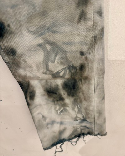 Everlane High Rise Bleach Dye Denim Jeans, Cropped, Size 26 - Picture 9 of 13