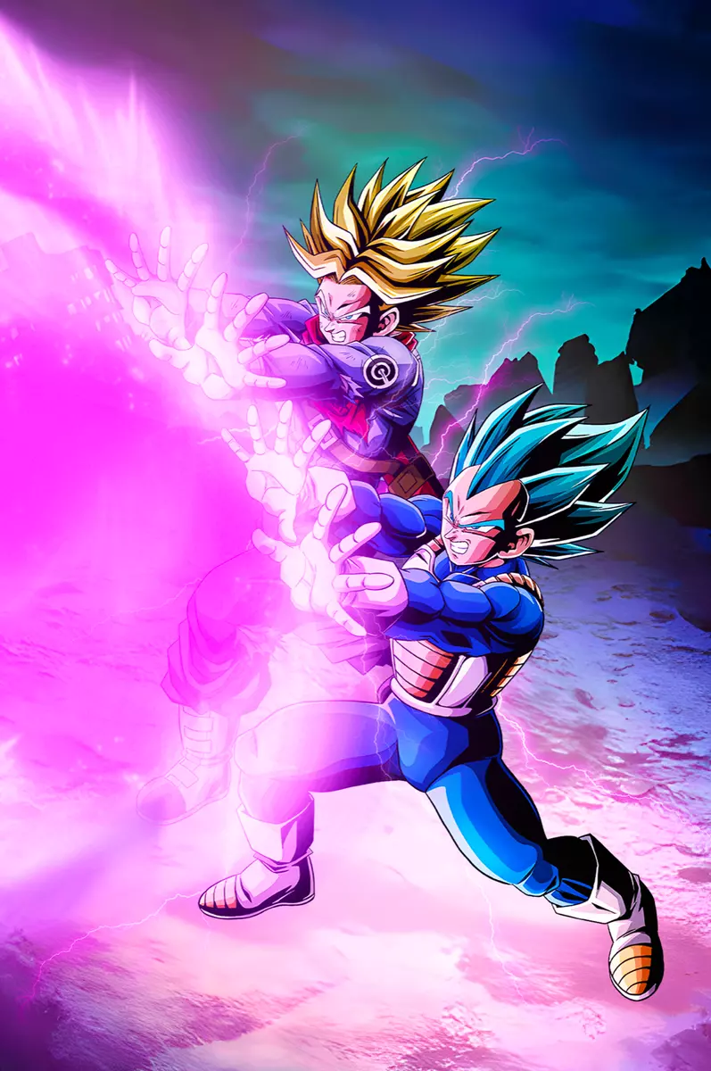 Father & son <3  Dragon ball artwork, Anime dragon ball, Vegeta and trunks