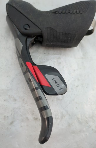SRAM RED 10sp shifters brake lever set 2x10 mechanical carbon road gravel F & R - Picture 3 of 14