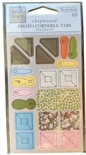 Heidi Grace Designs Photo Decor Chipboard Corners & Tabs Day Dream Believer