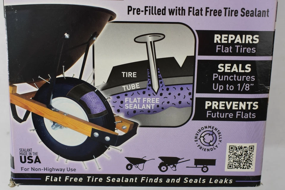 Tubo de sellado rápido sin plano de repuesto Marathon 45011 4,00-6 pulgadas/13 x 5,00-6 pulgadas Foto 3 de 4