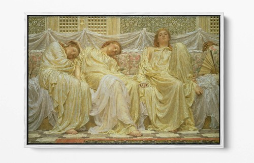 ALBERT JOSEPH MOORE, DREAMERS - EFECTO FLOTANTE LONA ARTE PARED IMPRESIÓN FOTO - Imagen 8 de 12
