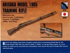 Arisaka Model 1905 Training Rifle Classic Firearms Photo Card u