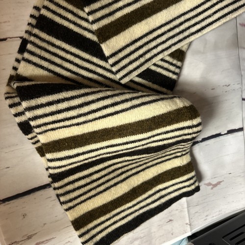 Vintage Bernhard Altmann dicker Schal Streifen, Wolle, 65x11. Schottland. - Bild 3 von 5