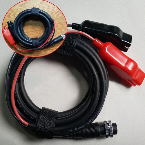 For Daiwa/ Shimano Electric Reels Power Cord Cable Battery Double Connectors 3M - Picture 2 of 9