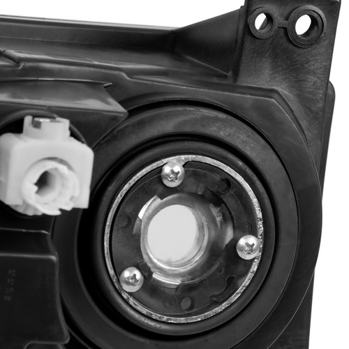 Pair Black Housing Headlights Assembly For 2005-2010 Chrysler 300 Halogen LH+RH - Picture 6 of 9