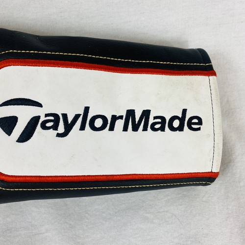 TaylorMade 2W Golf Club Cover Headcover Protective Sock White Black Red Logo - Picture 9 of 14