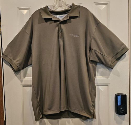 Columbia Performance Fishing Gear Large Men's Shirt Omni-Shade - Picture 6 of 7