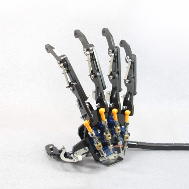 Robot Five Fingers Metal Mechanical Paw Left and Right Hand RC DIY Robot For Robot Five Fingers Metal Mechanical Paw Left and Right Hand RC DIY Robot For