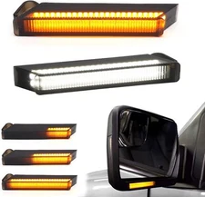 Sequential Switchback LED Side Mirror Turn Signals Running Lights for Ford F150