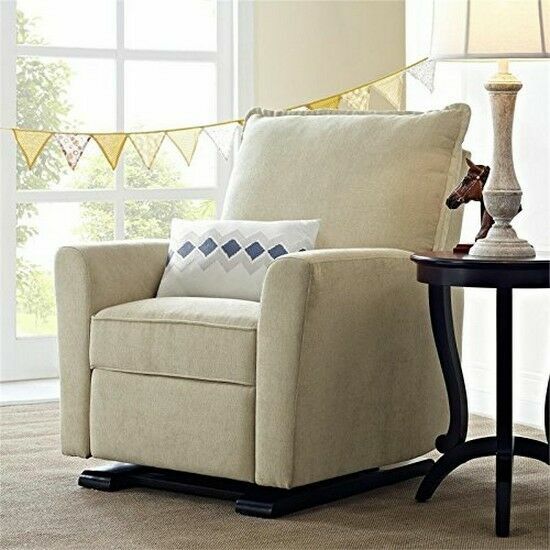 baby relax addison swivel gliding recliner beige