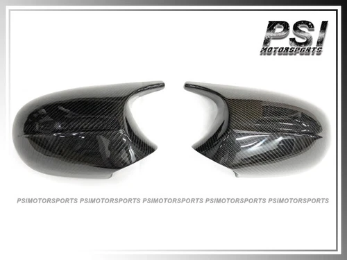 M3 Style Carbon Fiber Mirror Cover 2009-2011 BMW E90 LCI 320i 323i 328i 335i 4Dr