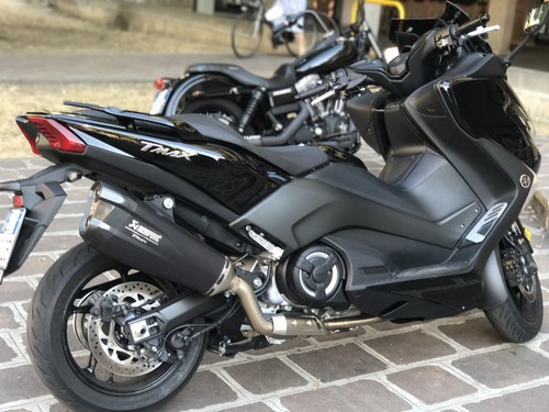 Full Exhaust System Black Yamaha Akrapovic T-Max 530 2017 2018 2019 Tmax  - Picture 3 of 3