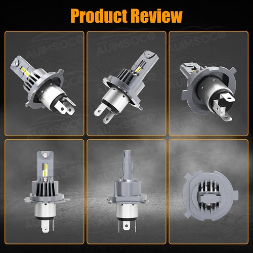 H4 9003 Super Bright 10000K LED Headlight Kit Bulb High Low Beam White 20000LM - Foto 11 di 12