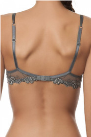 LISE CHARMEL Dressing Floral Celeste Gray Contour Bra L55457 Size 32C