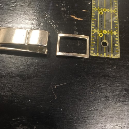 Chrom Nickel Ton Schnalle Hardware - Bild 3 von 4