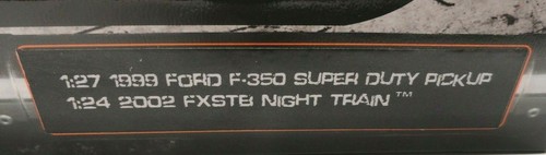 2020 1/27TH HARLEY DAVIDSON 1999 FORD SUPER DUTY & 2002 HD FXSTB NIGHT TRAIN,NEW - Picture 5 of 10