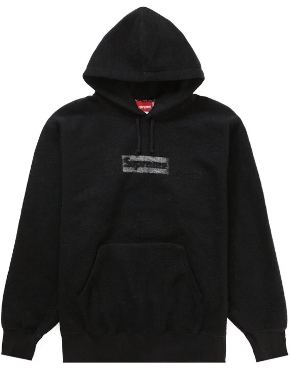 Sweat shirt à capuche logo Supreme Inside Out Box SS23 noir taille moyenne