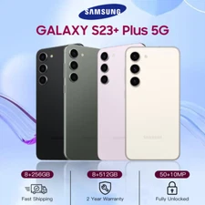 NEW SAMSUNG GALAXY S23+ PLUS 5G 512/256GB FACTORY UNLOCKED ALL MEMORY & CARRIER