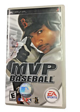 PSP "MVP BASEBALL" EA SPORTS - COMPLETE WITH GAME, MANUAL AND CASE -WORKS