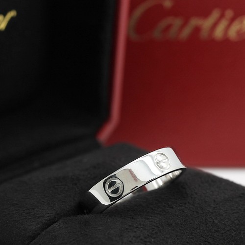 Cartier Love Ring 18KT Weißgold mit Cartier Box in Gr. 69 - Bild 3 von 9