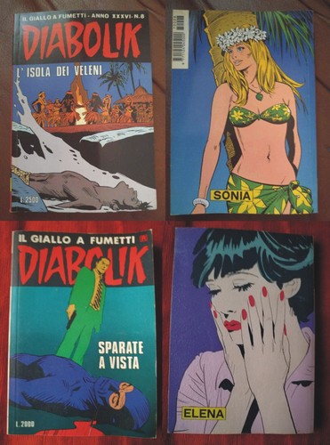 STOCK FUMETTO DIABOLIK 7 numeri vari anni 1969-1998 - Foto 4 di 4