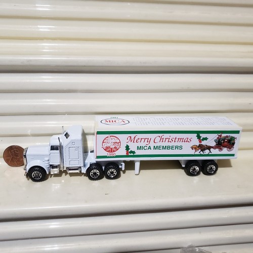 Matchbox "MERRY CHRISTMAS MICA MEMBERS 1990" CY104 Kenworth Transporter *ExcInBx - Picture 2 of 13