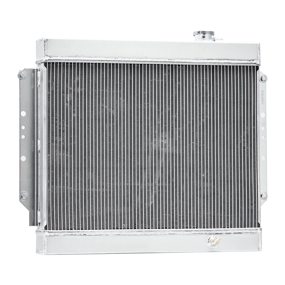 Fit 1959-1960 Cadillac DeVille Eldorado 6.4L V8 AT 4-Rows Radiator+Shroud Fan Foto 4 de 4