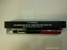 MAC PRO LONGWEAR LONG-LAST LIPS  PERENIAL ROSE  NIB 6.8ML 0.22OZ