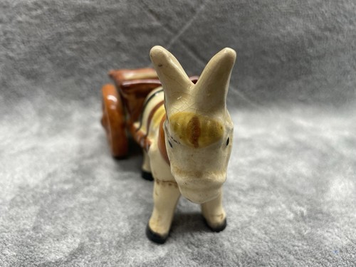 Vintage Esel Ziehwagen/Pflanzgefäß/Made in Japan - Bild 7 von 10