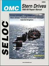 OMC Stern Drive Repair Manual 1986-1998 All Engines and Drive Systems