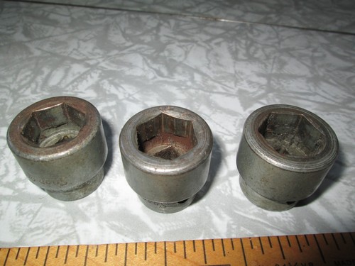 3 Snap-On Sockets - Vintage?? - 1/2" Drive - 3/4" 6 Point (N-1129) - VGC - Bild 2 von 6