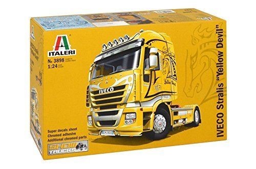 Iveco Stralis jaune Ddevil Italeri Kit 1 24 Iveco Stralis jaune jaune jaune Ddevil Italeri Kit 1 24 aeb13a