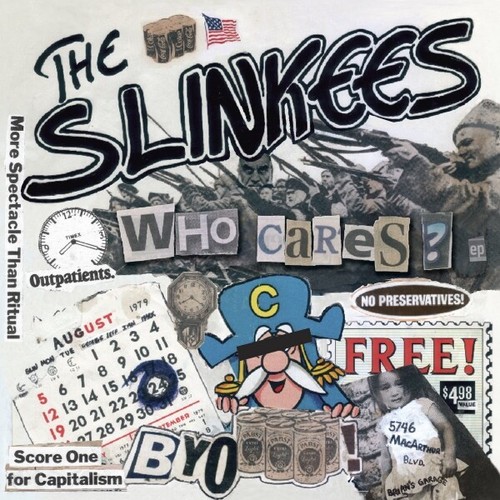 SLINKEES WHO CARES? EP 7" REISSUE DISCHORD RECORDS