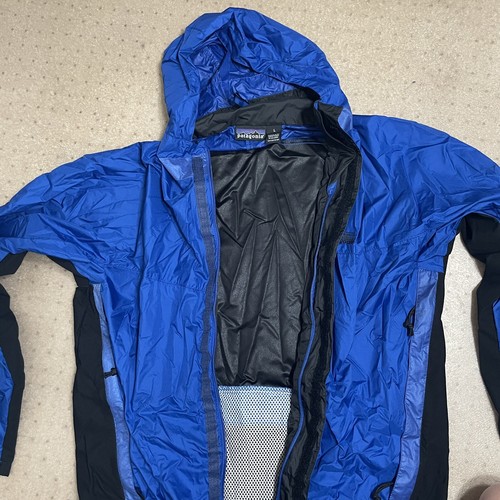 Chaqueta Patagonia Ligera con Capucha Lluvia Ciclismo Cremallera Para Hombre Talla Grande - Imagen 4 de 8
