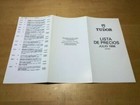 TUDOR Watch Manuals, Guides & Catalogues