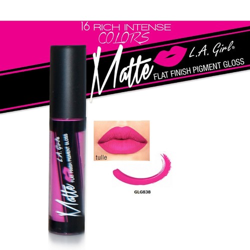 2 X Brillo labial mate L.A Girl - acabado plano brillo pigmento mate - *¡Elige cualquier color! - Imagen 13 de 21
