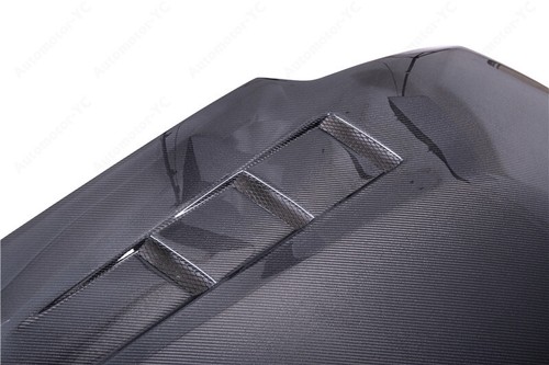 Kit de cubierta de capó delantero estilo ts de carbono para 06-08 Nissan 350Z Z33 Kouki - Imagen 13 de 24