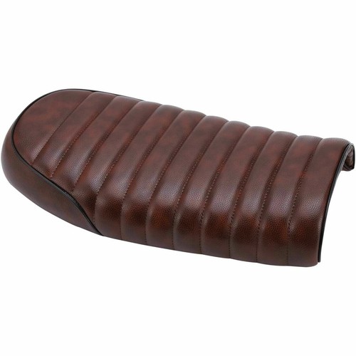 Brown Motorcycle Seat Flat Saddle For Yamaha SR500 SR400 SR250 SR125 Cafe Racer - Picture 8 of 10