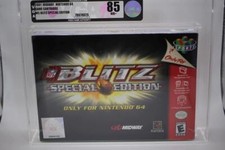 MINT NFL Blitz Special Edition Nintendo 64 N64 New Sealed Box 85 VGA Blockbuster