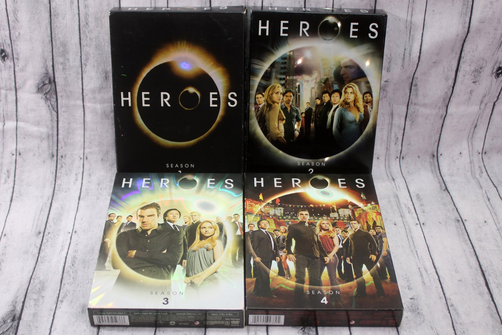 Heroes: The Complete Series Seasons 1-4 (DVD, 2010) Masi Oka Hayden Panettiere