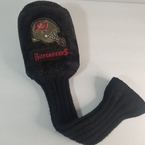 Golf Head Cover NFL Buccaneers Tampa Bay 1 Holz schwarz Fuzzy Long Neck - Bild 1 von 4