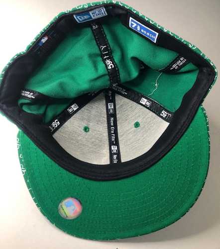 Chicago White Sox Baseball Cap Green Irish Theme NEW ERA 59FIFTY Fitted 7 5/8 - Picture 9 of 11