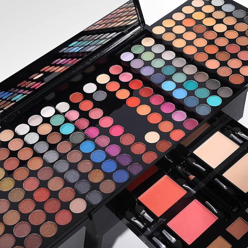 Kit De Maquillaje Para Makeup Profesional Sombras Brillo Rubor Brochas Mujer - Picture 5 of 7