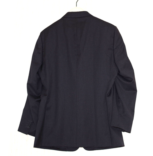 Z Zegna "City" Charcoal Button Dual Vent Wool Blazer Sport Coat Size Italy 50 - Picture 7 of 9