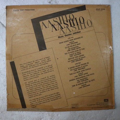 Aashiq SHANKAR JAIKISHAN Hindi LP Record Bollywood India-3243 - 第 2/4 張圖片